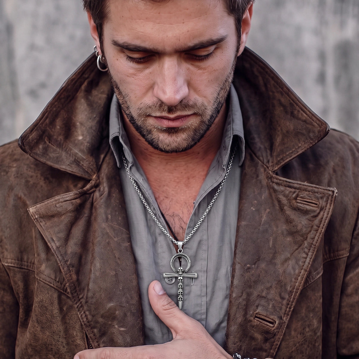 Skull Ankh Necklace | 3EyeJewEls
