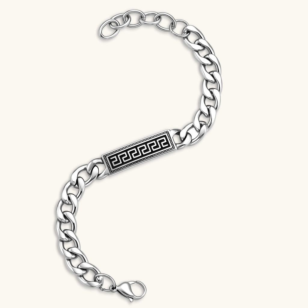 Greek Key ID Bracelet | 3EyeJewEls