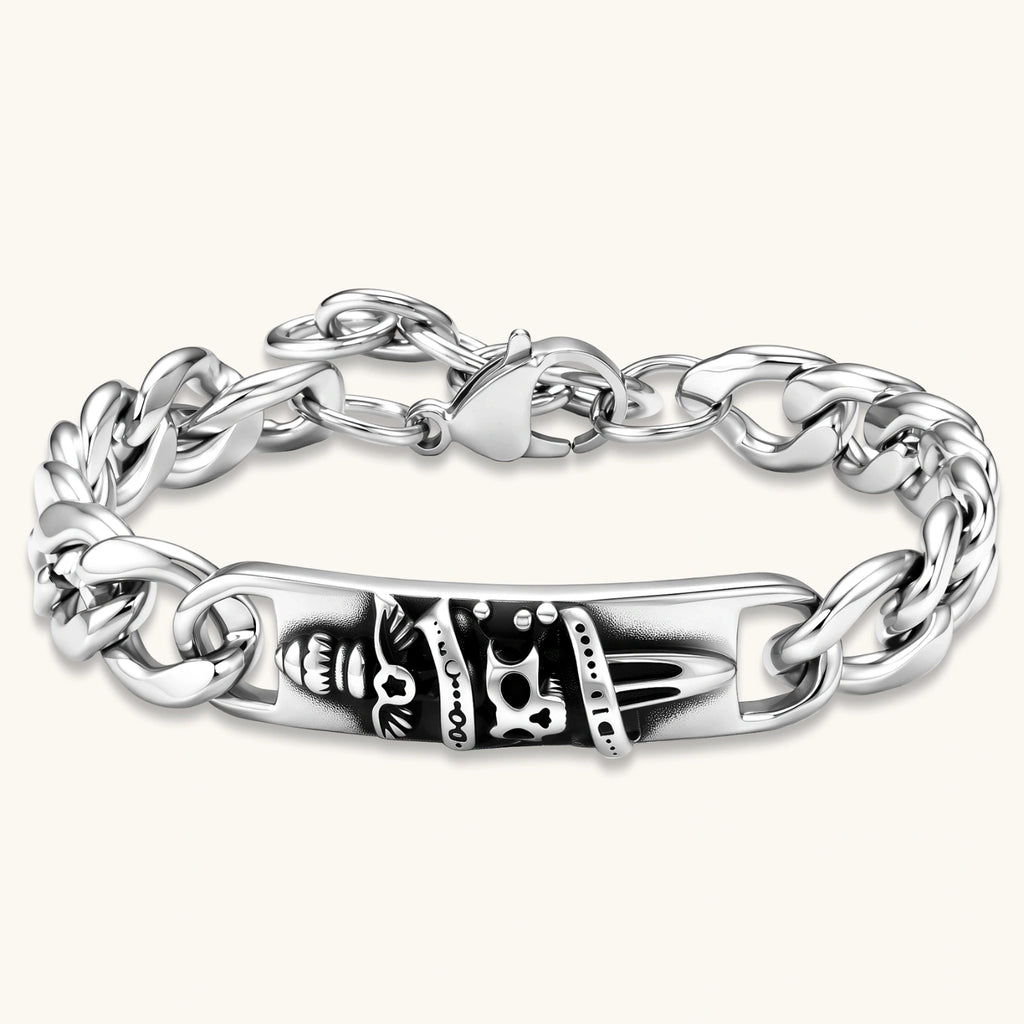 Skull Crown Chain Bracelet | 3EyeJewEls