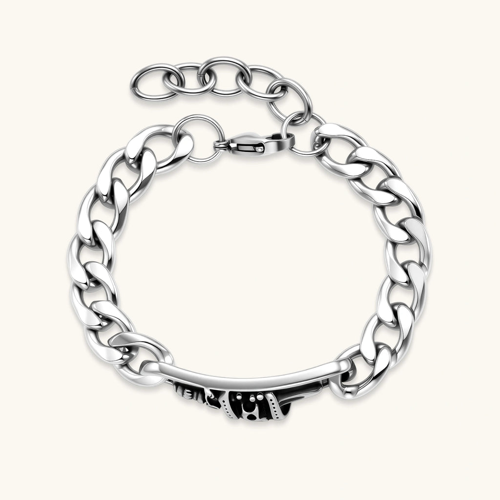 Skull Crown Chain Bracelet | 3EyeJewEls