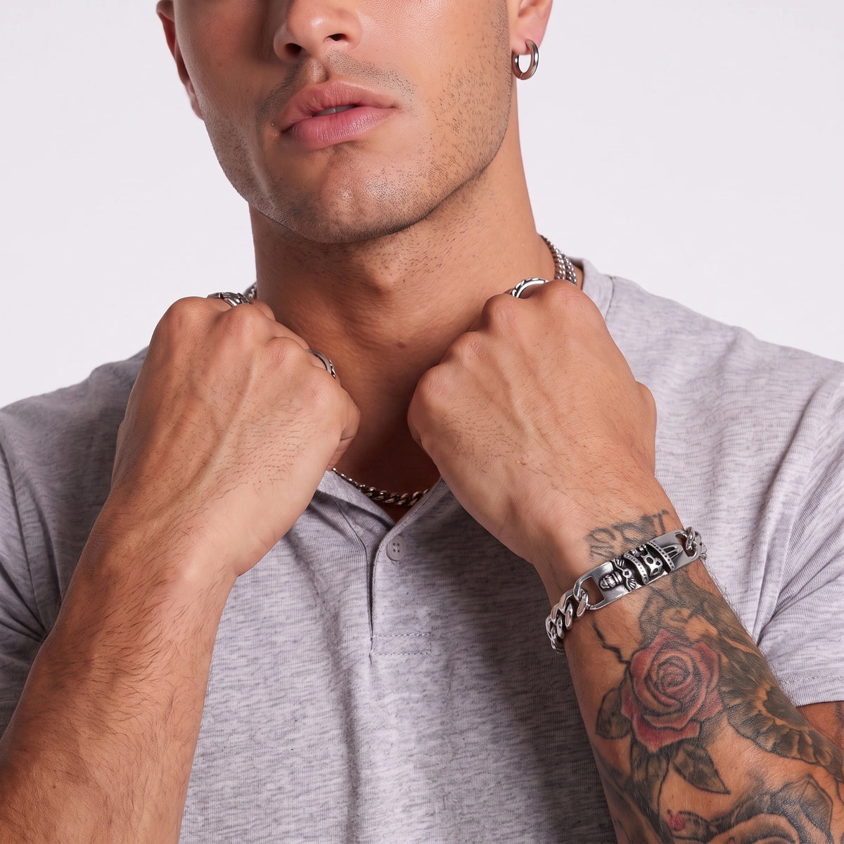 Skull Crown Chain Bracelet | 3EyeJewEls