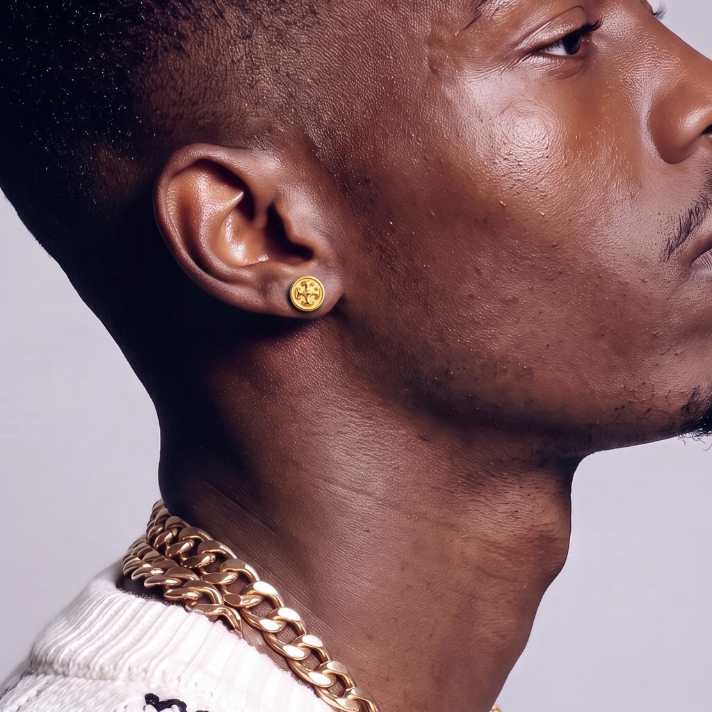 Baroque Coin Studs | 3EyeJewEls
