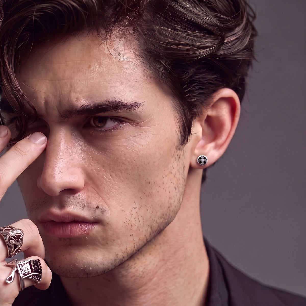 Dark Bloom Stud | 3EyeJewEls