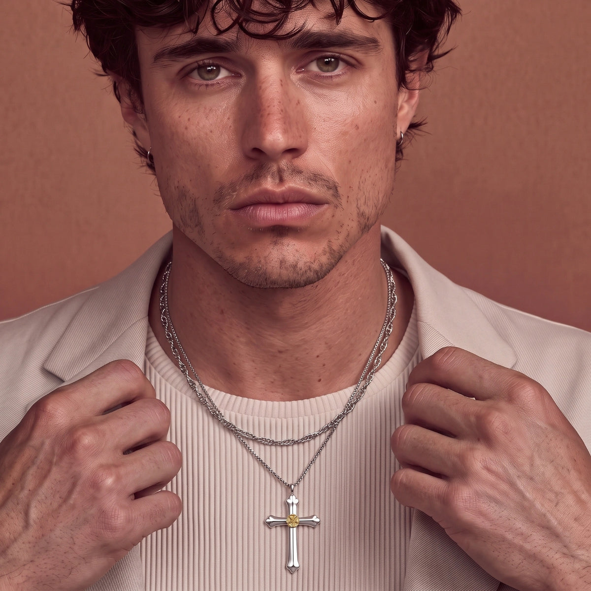 Luther Rose Cross Pendant | 3EyeJewEls