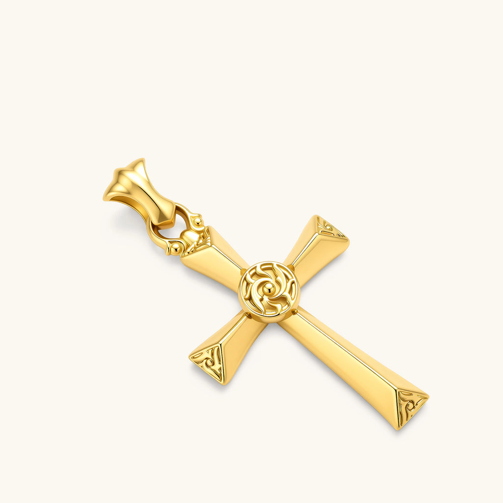 Sacred Rose Cross Pendant | 3EyeJewEls