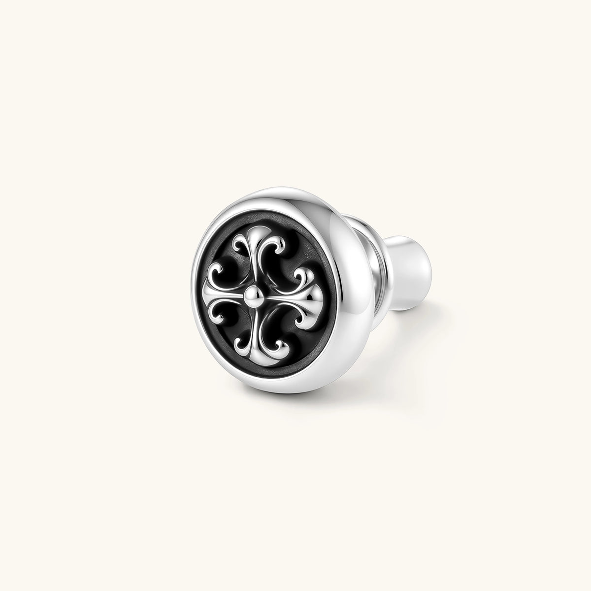 Fleur Cross Stud | 3EyeJewEls