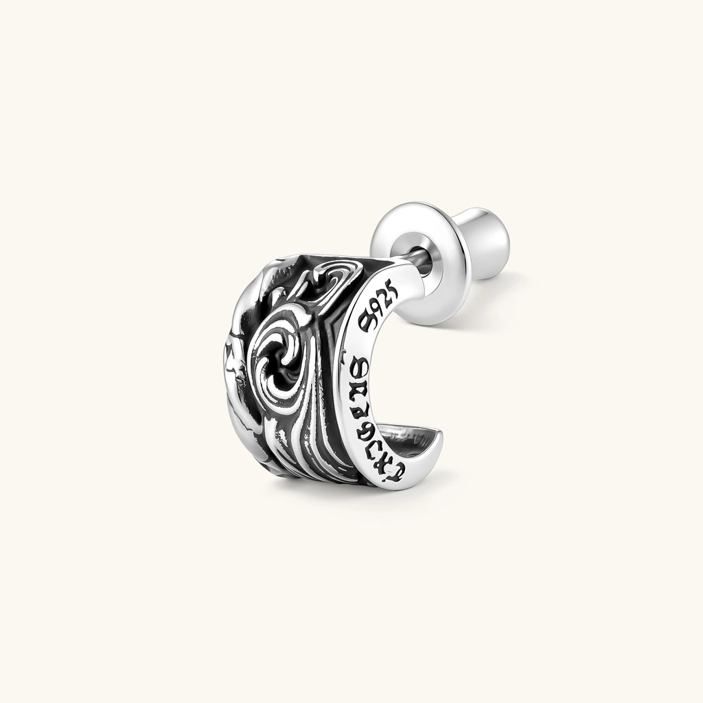 Baroque Hoop Stud | 3EyeJewEls