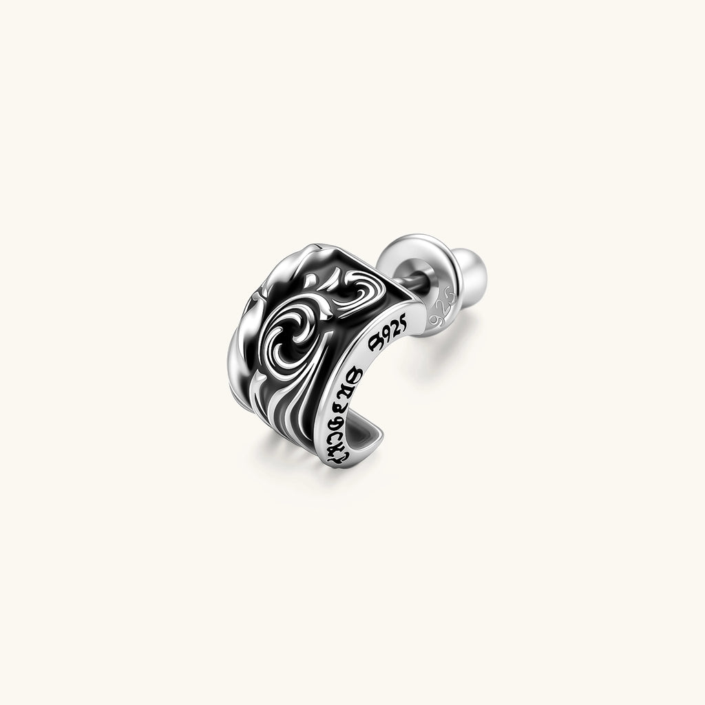 Baroque Hoop Stud | 3EyeJewEls