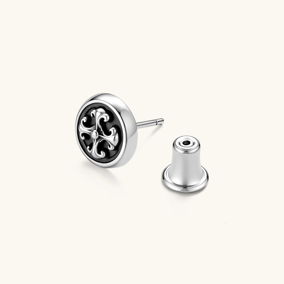 Fleur Cross Stud | 3EyeJewEls