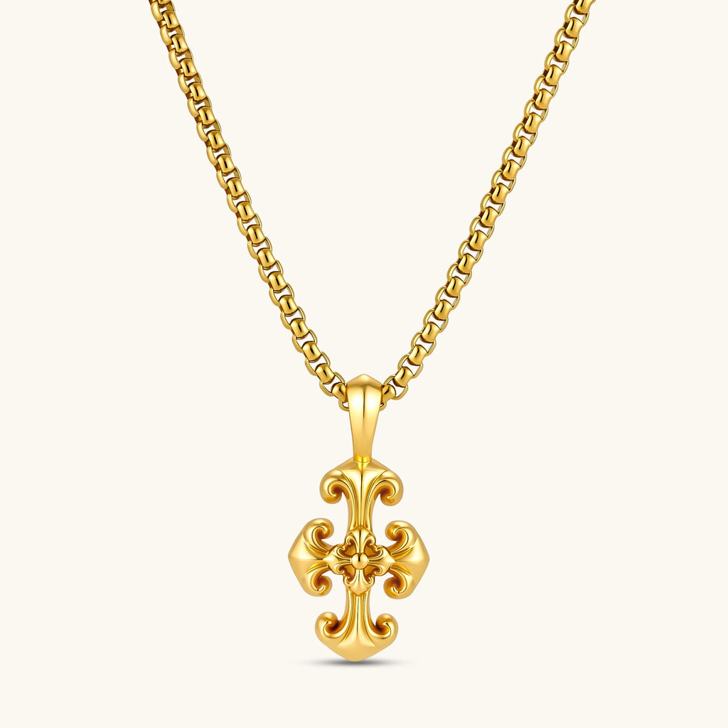Fleur Cross Pendant | 3EyeJewEls
