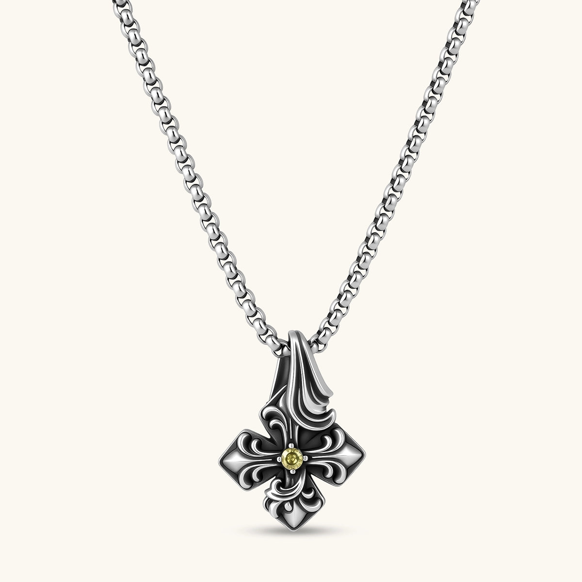 Fleur Noir Pendant | 3EyeJewEls