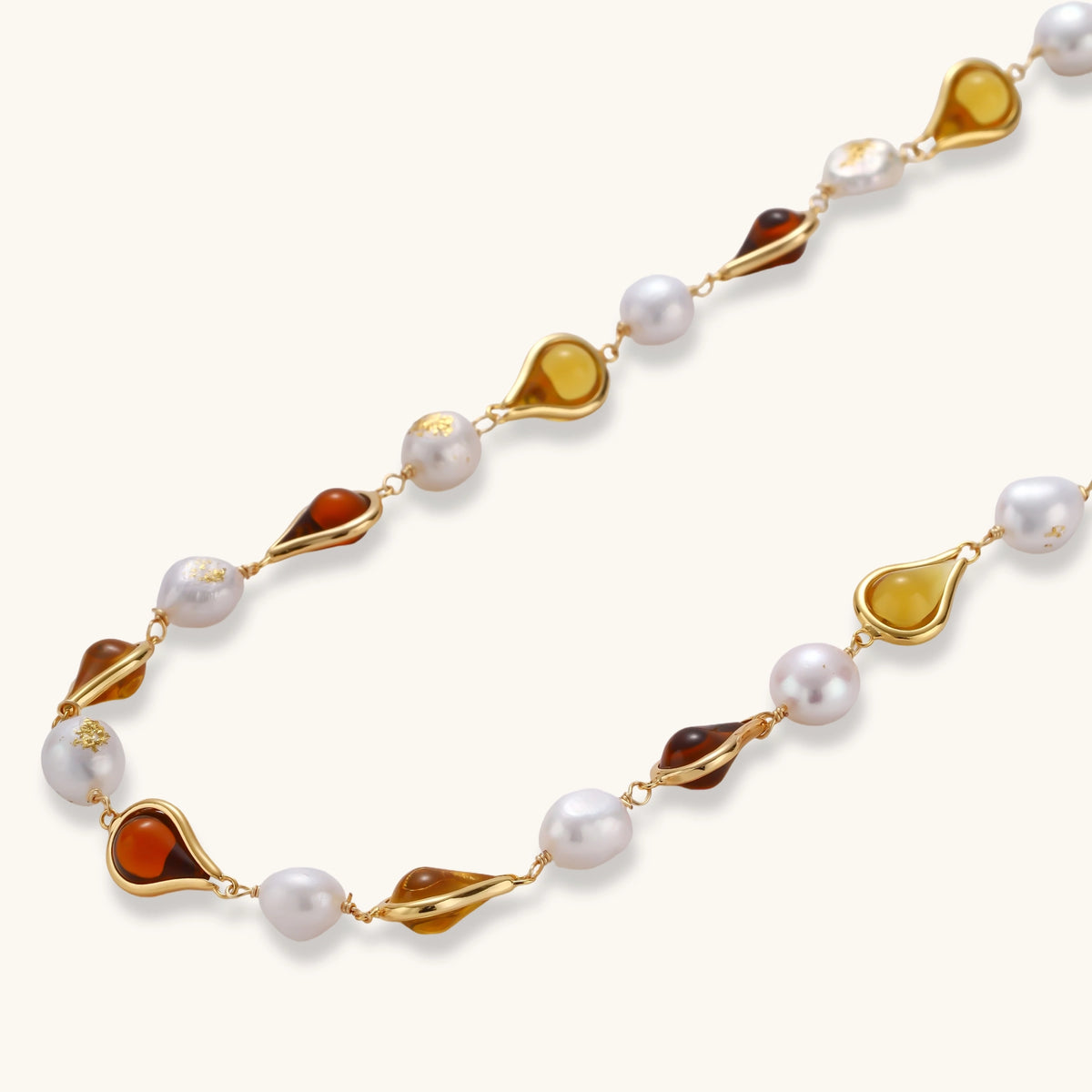 Honey Baroque Necklace | 3EyeJewEls