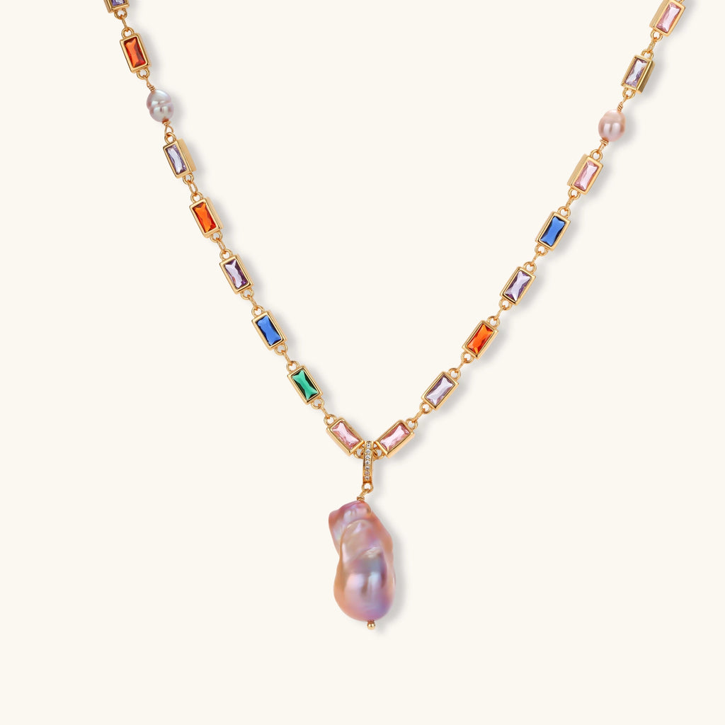 Rainbow Statement Necklace | 3EyeJewEls