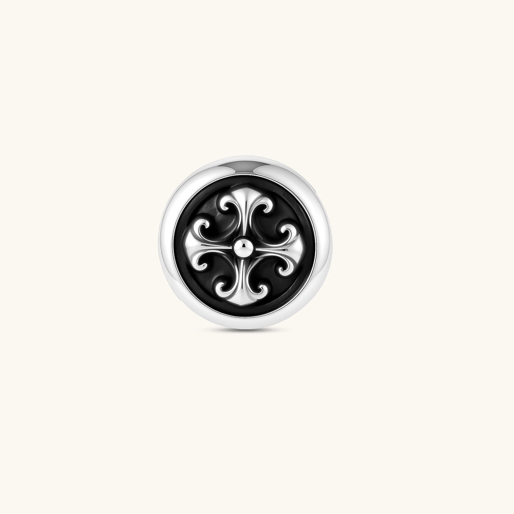 Fleur Cross Stud | 3EyeJewEls