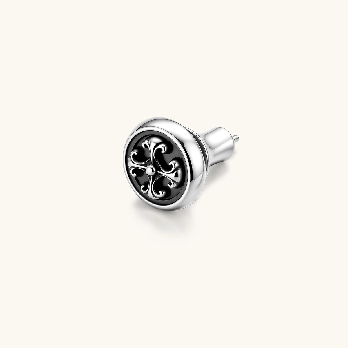 Fleur Cross Stud | 3EyeJewEls